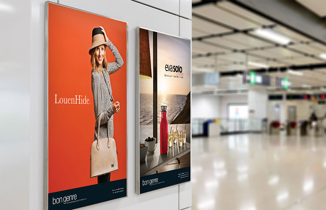 Image showing two poster designs for bon genre.